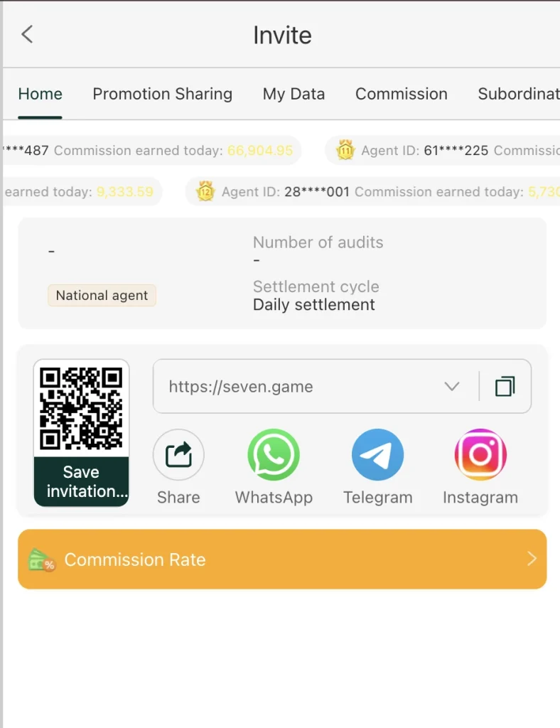 Earn With refferal Program